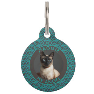 Médaillon Pour Animaux Cadeau Classique pour Amateur de Chat Imprimé en N