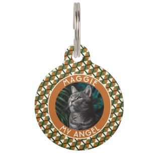 Médaillon Pour Animaux Cadeau classique pour maman de fourrure motif hexa