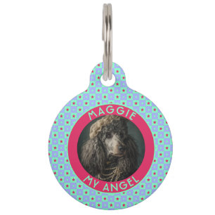 Médaillon Pour Animaux Cadeau coloré pour propriétaire de chat à motif ca