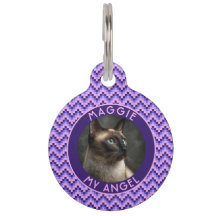 Cadeau d'amour d'animal mignon motif Chevron