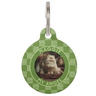 Médaillon Pour Animaux Cadeau de chat personnalisé mignon motif tribal
