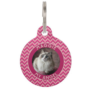 Médaillon Pour Animaux Cadeau de maman de chien magnifique en chevron