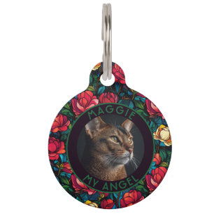 Médaillon Pour Animaux Cadeau de papa chien audacieux impression rose
