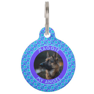 Médaillon Pour Animaux Cadeau élégant pour chien Motif ethnique