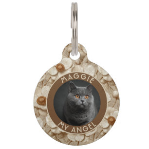 Médaillon Pour Animaux Cadeau élégant pour parents d'animaux Anémones Fle