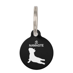 Médaillon Pour Animaux Cadeau Frenchie Cadeau Namaste Bouledogue França