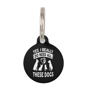 Médaillon Pour Animaux Cadeau Frenchie Oui, j'ai vraiment besoin de tou