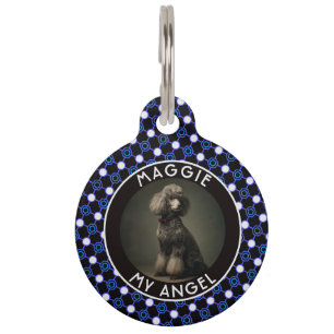 Médaillon Pour Animaux Cadeau personnalisé pour animal de compagnie Hexag