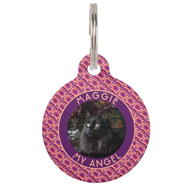 Médaillon Pour Animaux Cadeau unique pour maman de fourrure impression et (Devant)