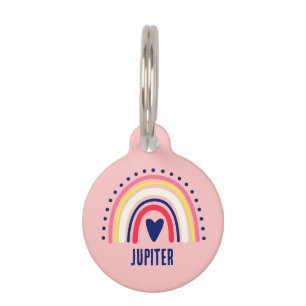 MÉDAILLON POUR ANIMAUX CADRE PERSONNALISÉ RÉTRO CONCEPTION BOHO MODERNE
