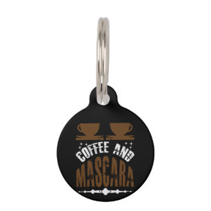 Médaillon Pour Animaux Café Art Café Et Mascara