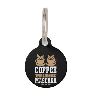 Médaillon Pour Animaux Café Art Café Et Mascara