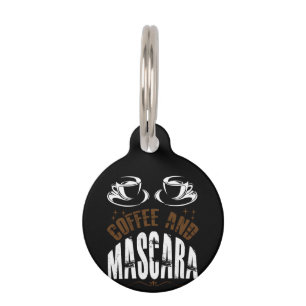 Médaillon Pour Animaux Café Art Café Et Mascara