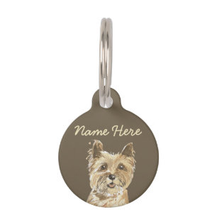 Médaillon Pour Animaux Cairn Terrier