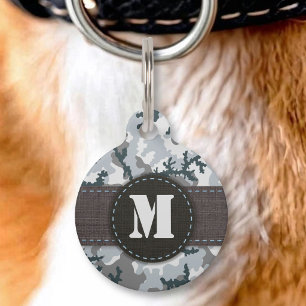 Médaillon Pour Animaux Camouflage urbain