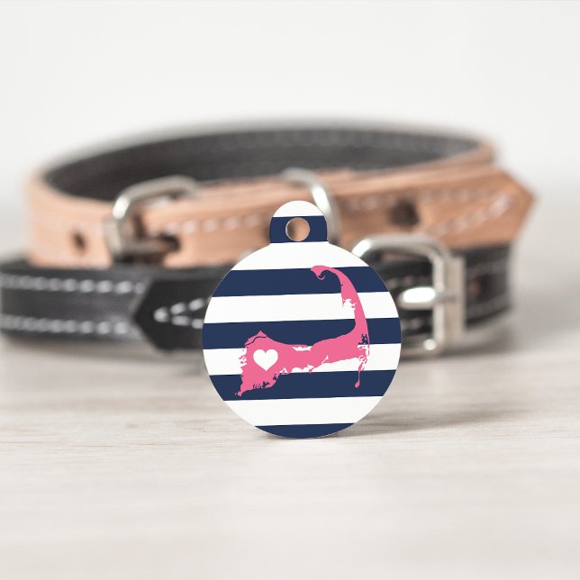 Médaillon Pour Animaux Cape Cod Heart (Créateur téléchargé)