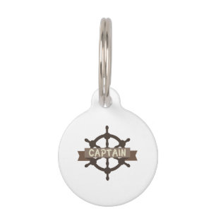 Médaillon Pour Animaux Capitaine Wheel