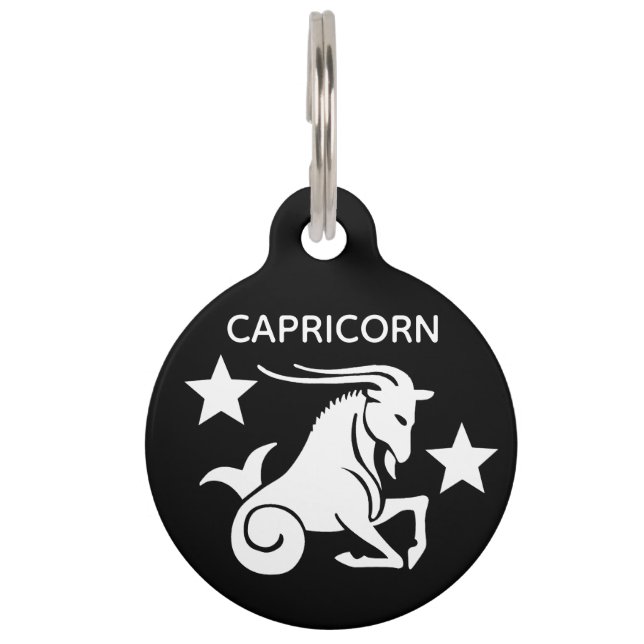 Médaillon Pour Animaux Capricorne (Devant)