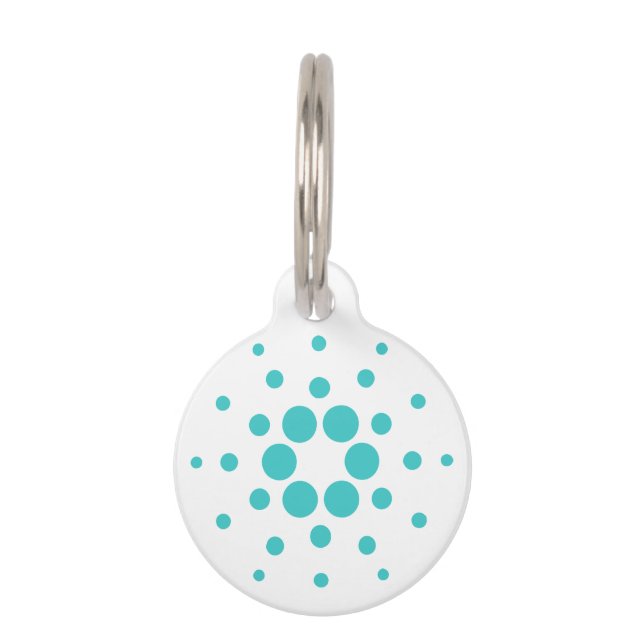Médaillon Pour Animaux Cardano ADA (Devant)