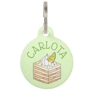 Médaillon Pour Animaux Carlota de Limón Cuisine mexicaine Gâteau de glace