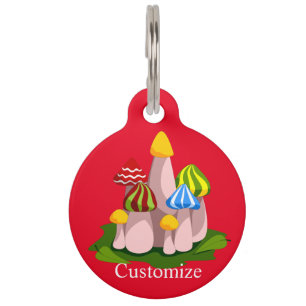 Médaillon Pour Animaux Cathédrale des champignons magiques Thunder_Cove