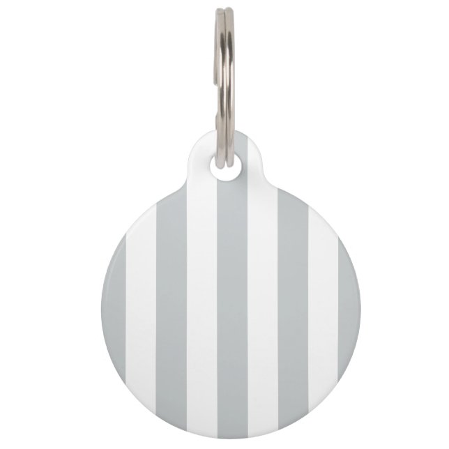 Médaillon Pour Animaux Changer les bandes grises en n'importe quelle Pers (Devant)