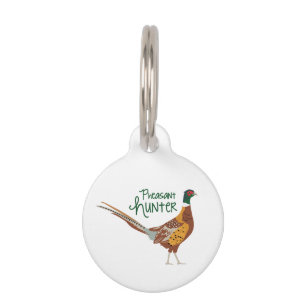 Médaillon Pour Animaux Chasseur de faisan