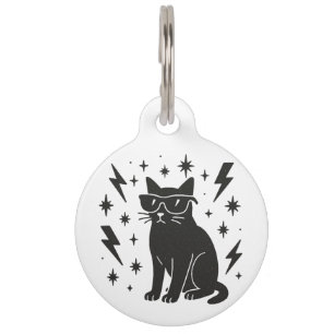 Médaillon Pour Animaux Chat cool