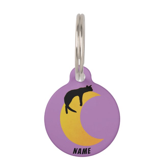 Médaillon Pour Animaux Chat endormi (Devant)