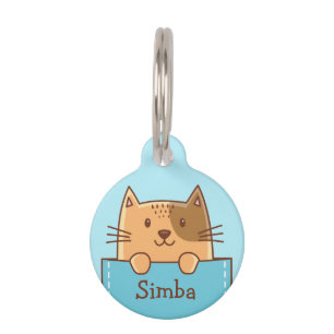 Médaillon Pour Animaux Chat mignon