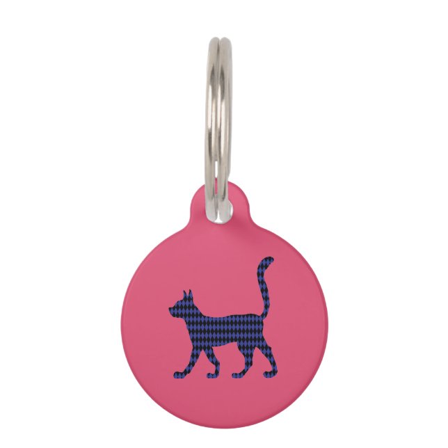 Médaillon Pour Animaux Chat Mystérieux (Devant)