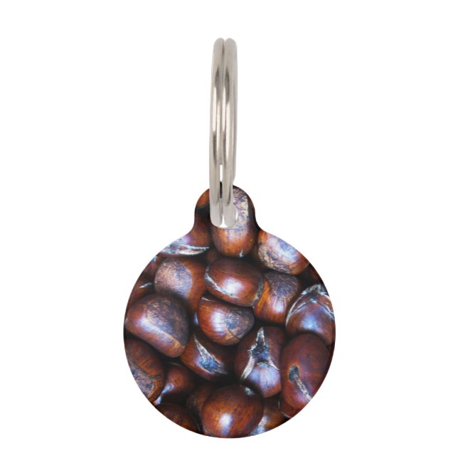 Médaillon Pour Animaux Châtaignes (Devant)