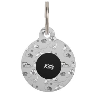 Médaillon Pour Animaux Chats mignons Jouer & Etre Naughty Chat Motif