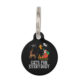 Médaillon Pour Animaux Chats pour tout le monde Noël Chat drôle Femmes Sa