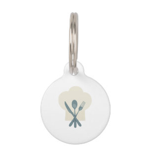 Médaillon Pour Animaux Chef Casquette