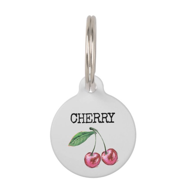 Médaillon Pour Animaux Cherry (Devant)