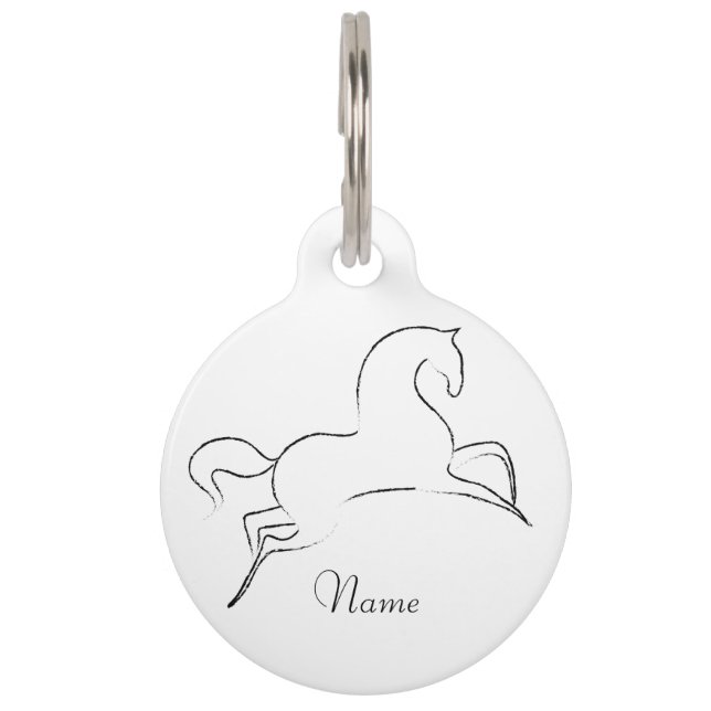 Médaillon Pour Animaux Cheval sauvage Thunder_Cove (Devant)