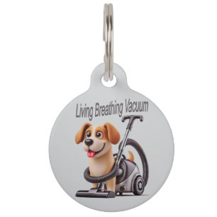 Médaillon Pour Animaux Chien-Aspirateur Vivant Respirant