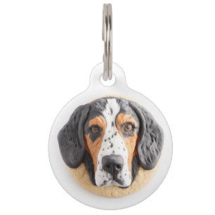 Médaillon Pour Animaux Chien Bluetick Coonhound Inspiré 3D