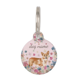 Médaillon Pour Animaux Chien de Corgi Puppy