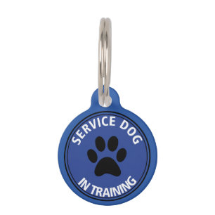 Médaillon Pour Animaux Chien de service personnalisé en formant
