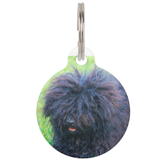 Médaillon Pour Animaux Chien Puli Hongrois. (Devant)