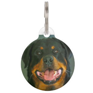 Médaillon Pour Animaux Chien Rottweiler.