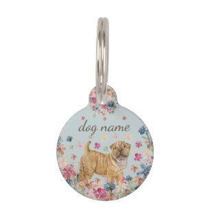 Médaillon Pour Animaux Chien Shar Pei Chien Chien Puppy
