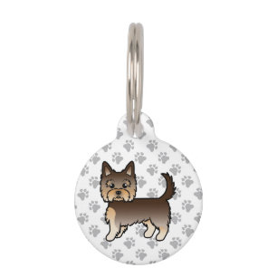 Médaillon Pour Animaux Chien Terrier Chocolat Yorkshire & Infos sur les A