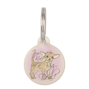 Médaillon Pour Animaux Chihuahua Je suis une sorte de design graphique de