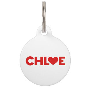 Médaillon Pour Animaux Chloe Love
