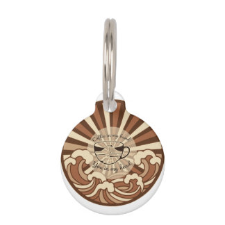 Médaillon Pour Animaux Citation Café Dans Ma Main Vous Dans Ma Tête