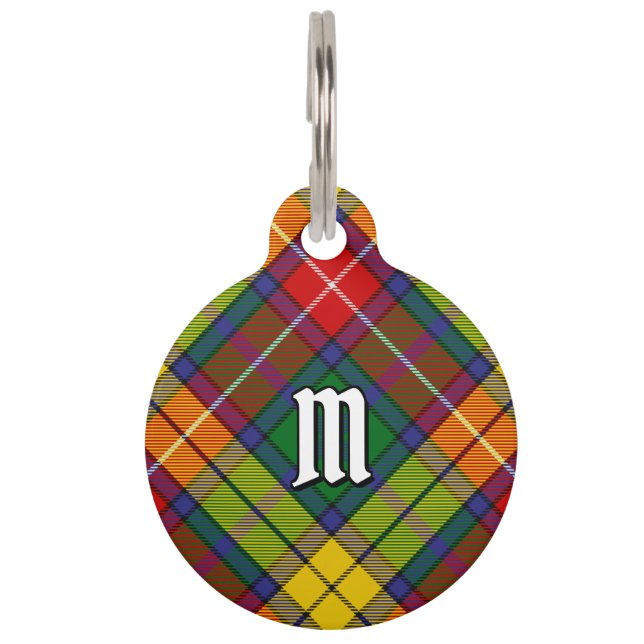 Médaillon Pour Animaux Clan Buchanan Tartan (Devant)