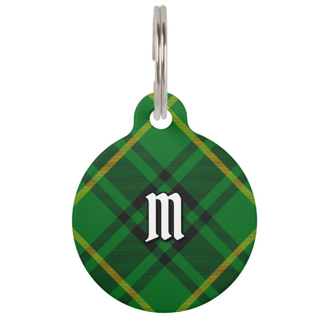 Médaillon Pour Animaux Clan MacArthur Tartan (Devant)